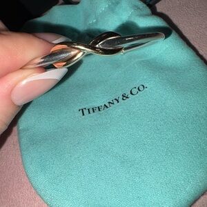 Tiffany & Co. Infinity Cuff Bracelet - Rose Gold and Silver